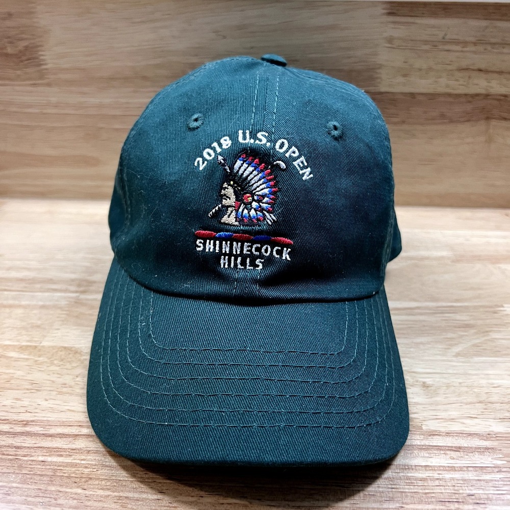 2018 US Open Shinnecock Hills Cap‎ Hat Strap Back USGA Club Golf Green Member